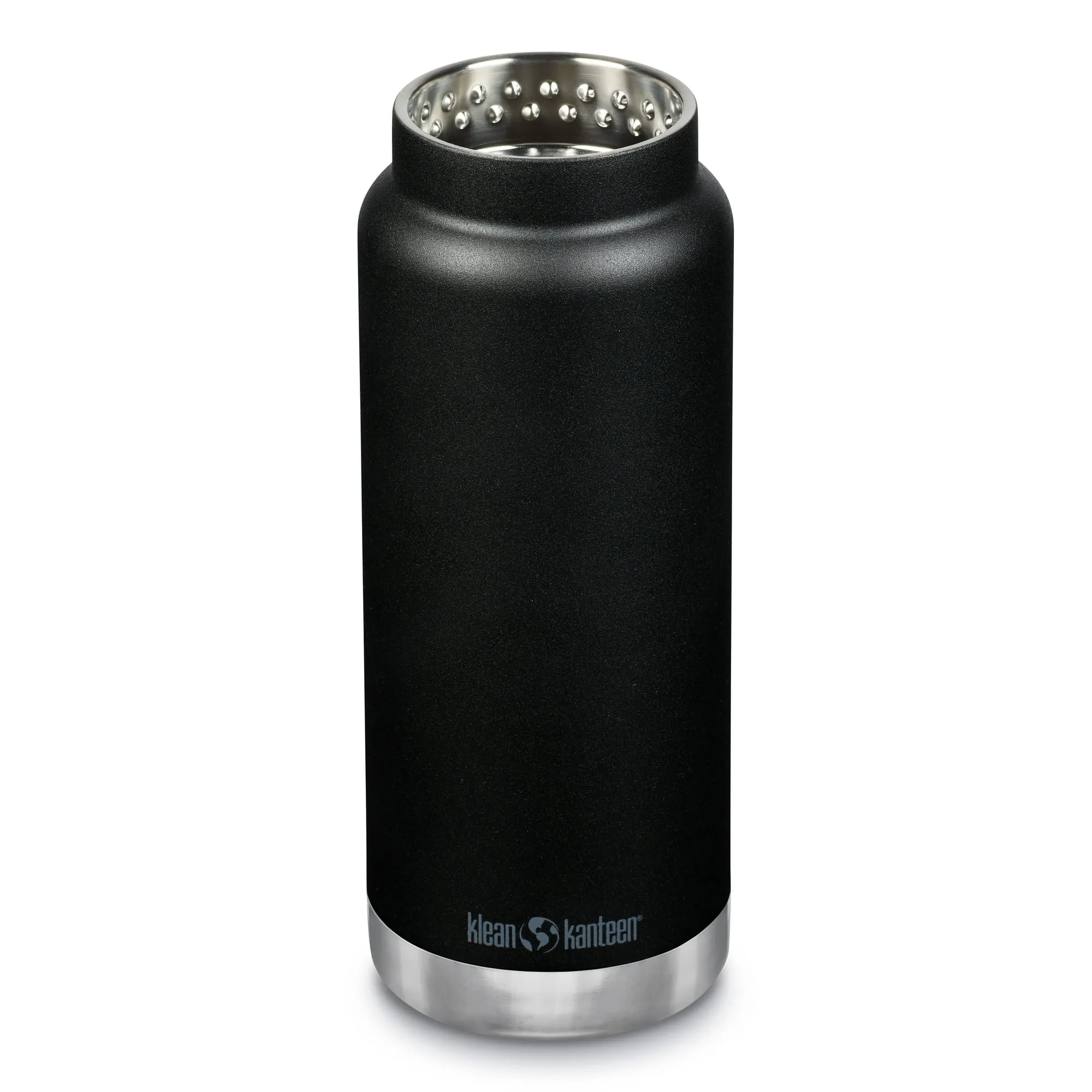 Klean Kanteen 1008337 32 fl oz Stainless Steel Insulated Water Bottle Chug Cap, Black