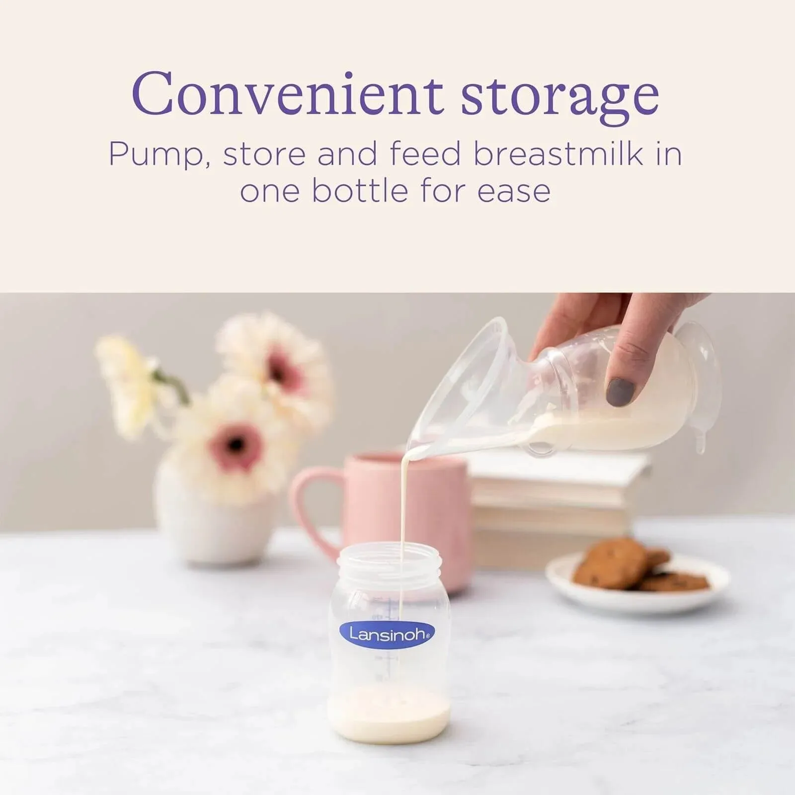 Lansinoh Breastmilk Storage Bottles 4 pcs