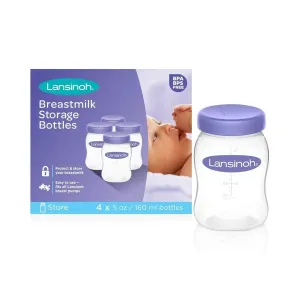 Lansinoh Breastmilk Storage Bottles 4 pcs