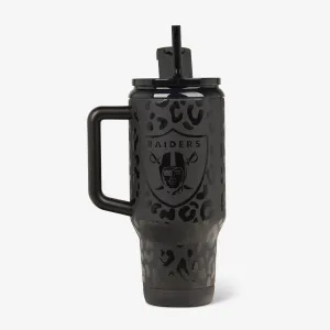 Las Vegas Raiders 32 Oz Leopard Flip ‘n’ Sip Travel Mug