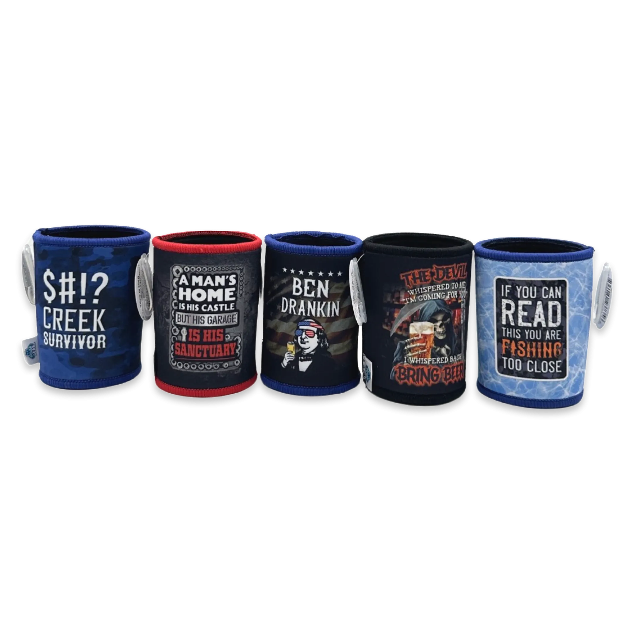Neoprene Can & Bottle Cooler - 12 Pieces Per Retail Ready Display 23735