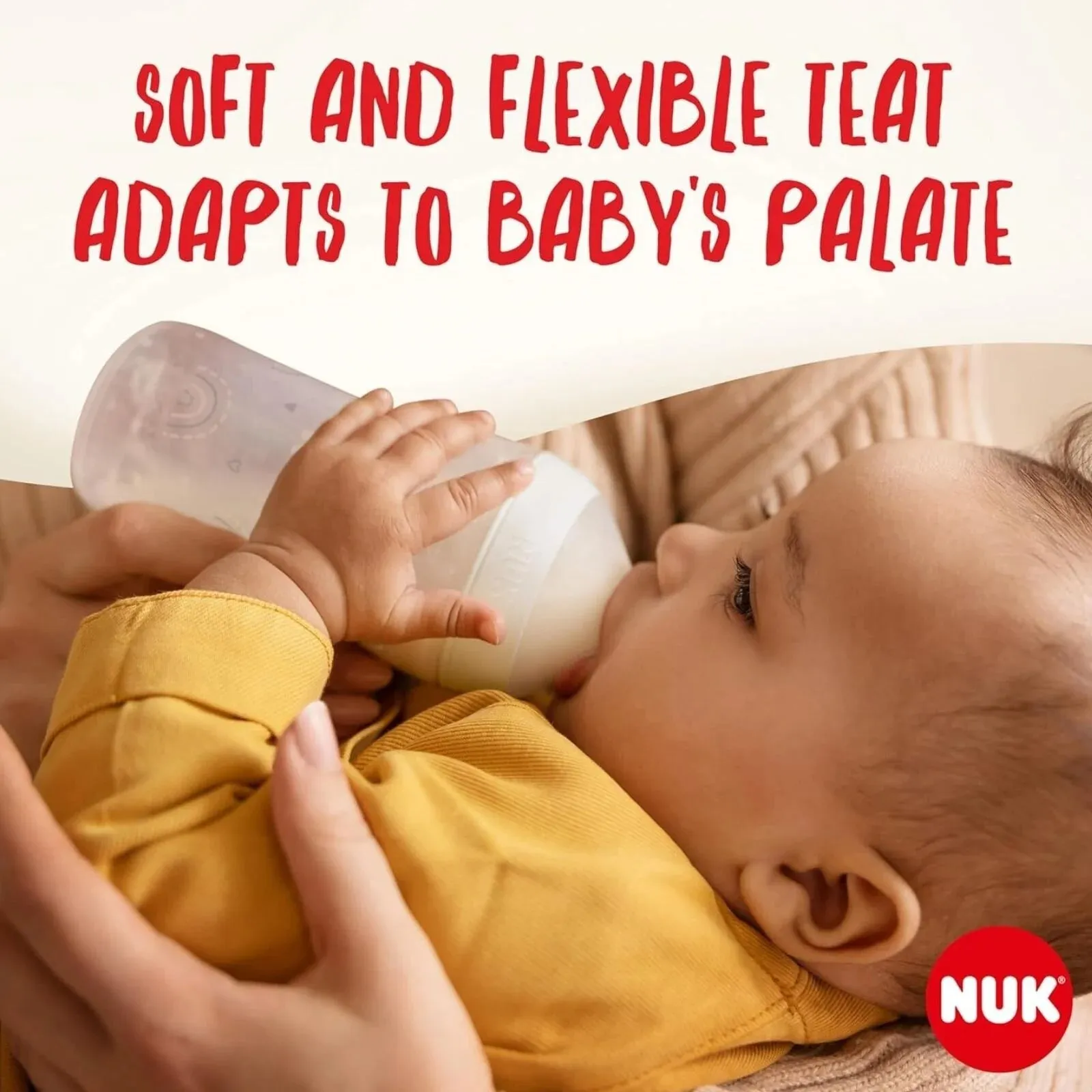 NUK Anti-Colic Perfect Match Starter Set Pack of 7 - Rainbow