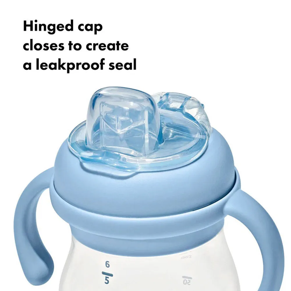 OXO Tot Transitions Soft Spout Sippy Cup With Removable Handles 6oz Dusk
