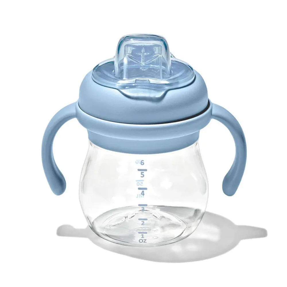 OXO Tot Transitions Soft Spout Sippy Cup With Removable Handles 6oz Dusk