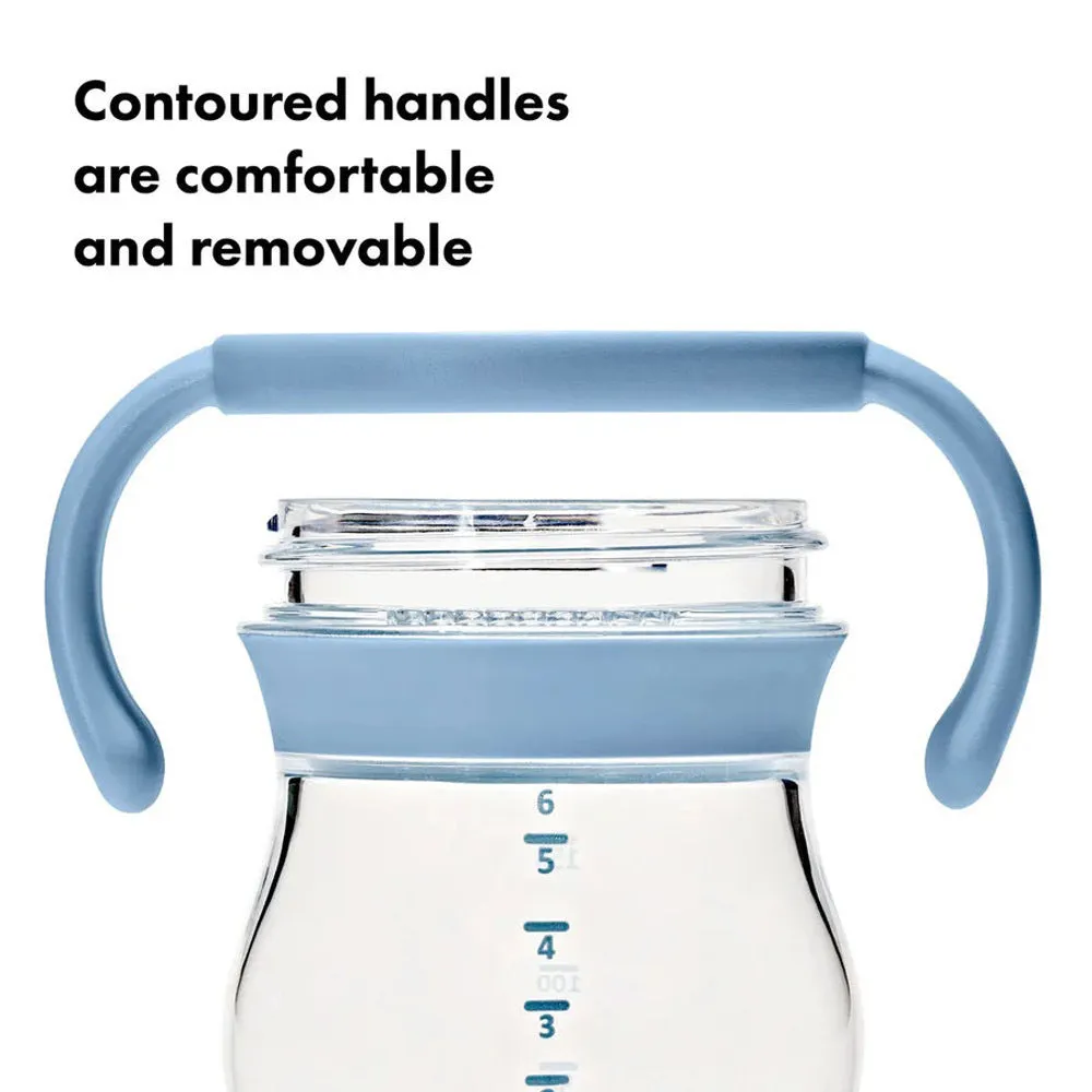 OXO Tot Transitions Soft Spout Sippy Cup With Removable Handles 6oz Dusk