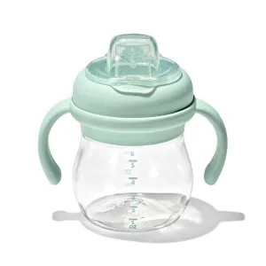 OXO Tot Transitions Soft Spout Sippy Cup With Removable Handles 6oz Opal