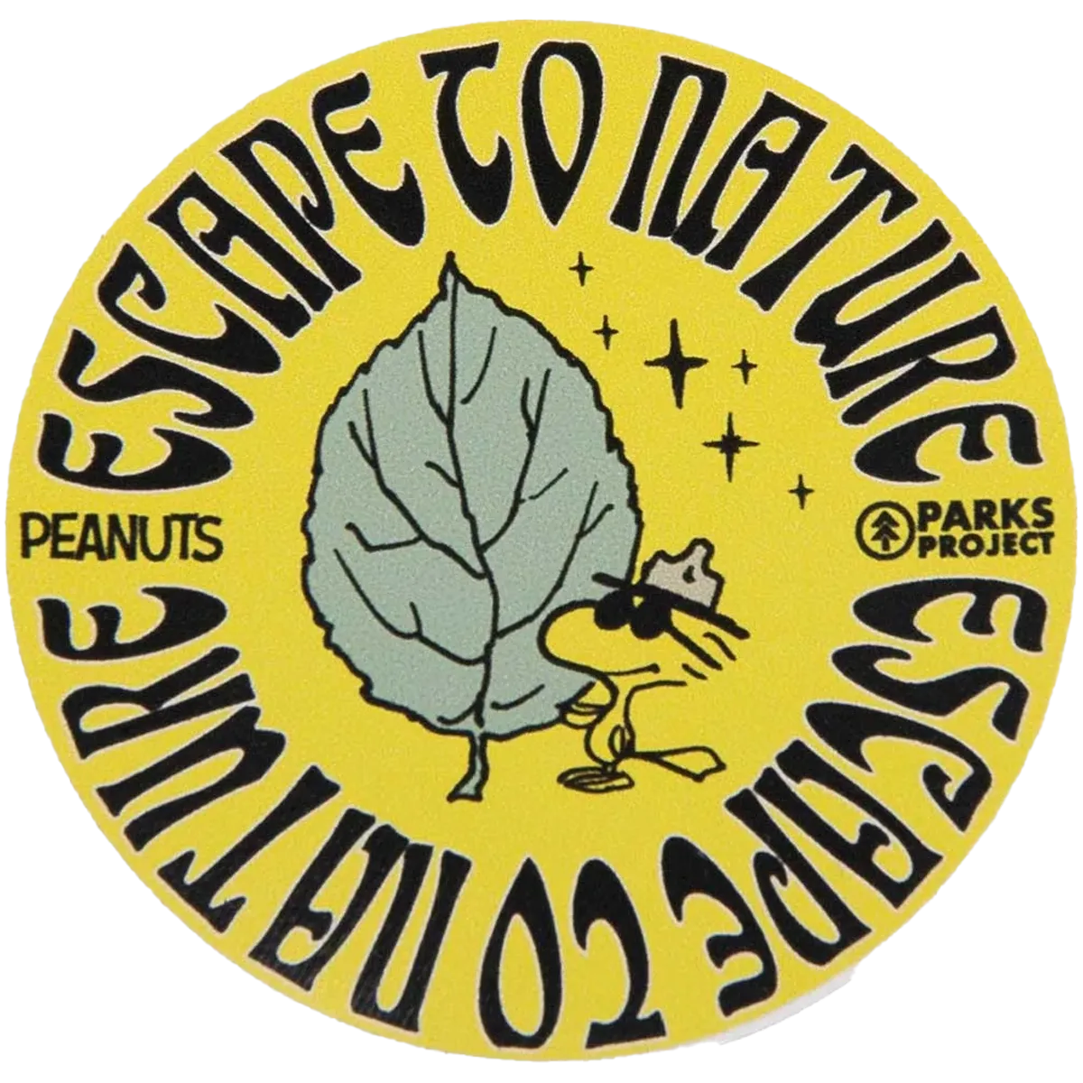 Peanuts x Parks Project Recycled Water Bottle and Sticker Pack