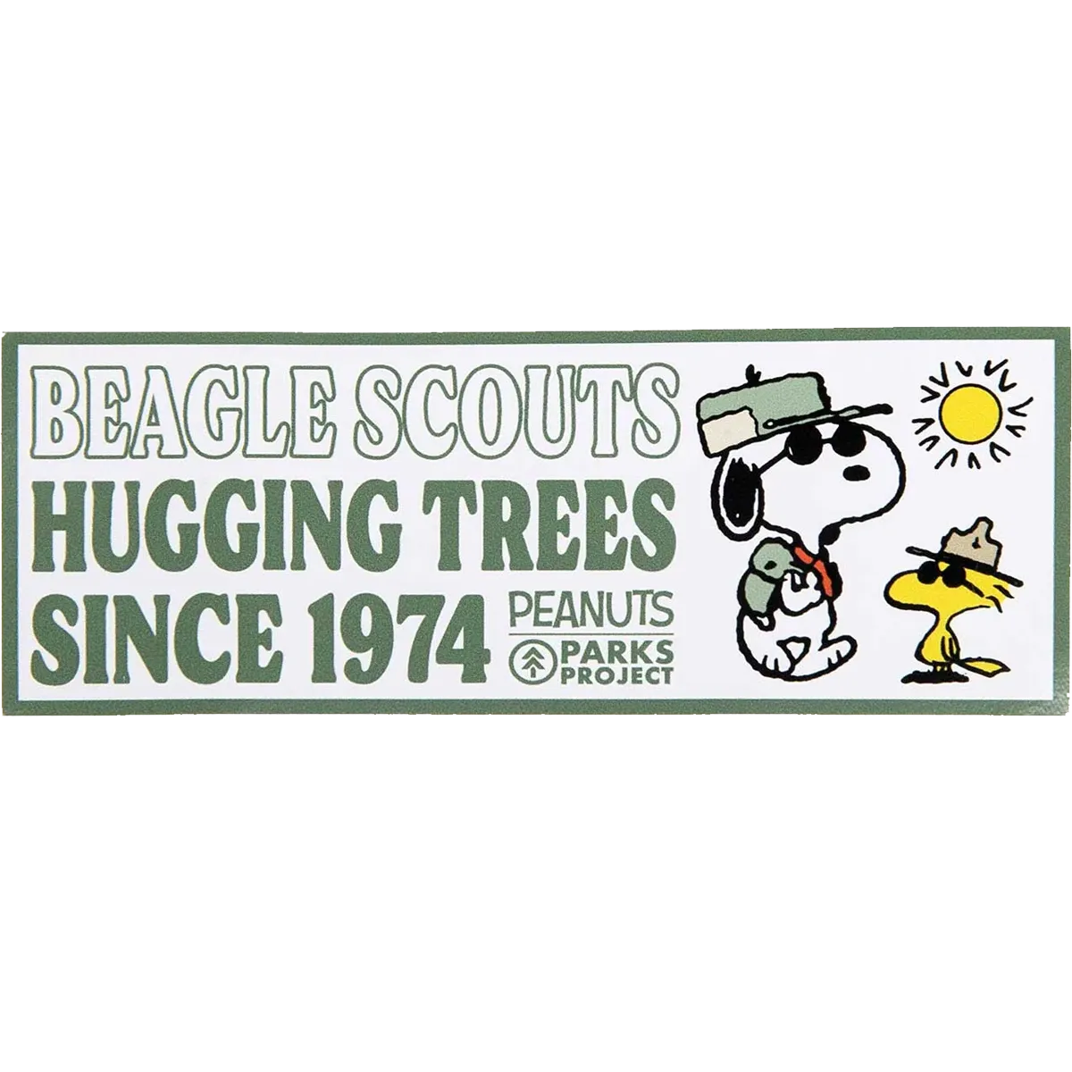 Peanuts x Parks Project Recycled Water Bottle and Sticker Pack