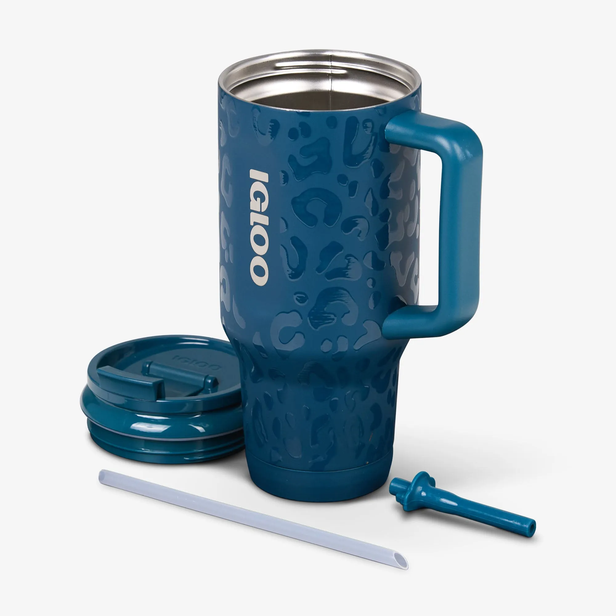 Philadelphia Eagles 32 Oz Leopard Flip 'n' Sip Travel Mug