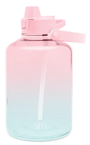 Plastic Summit With Simple Flip Silicone Straw Lid