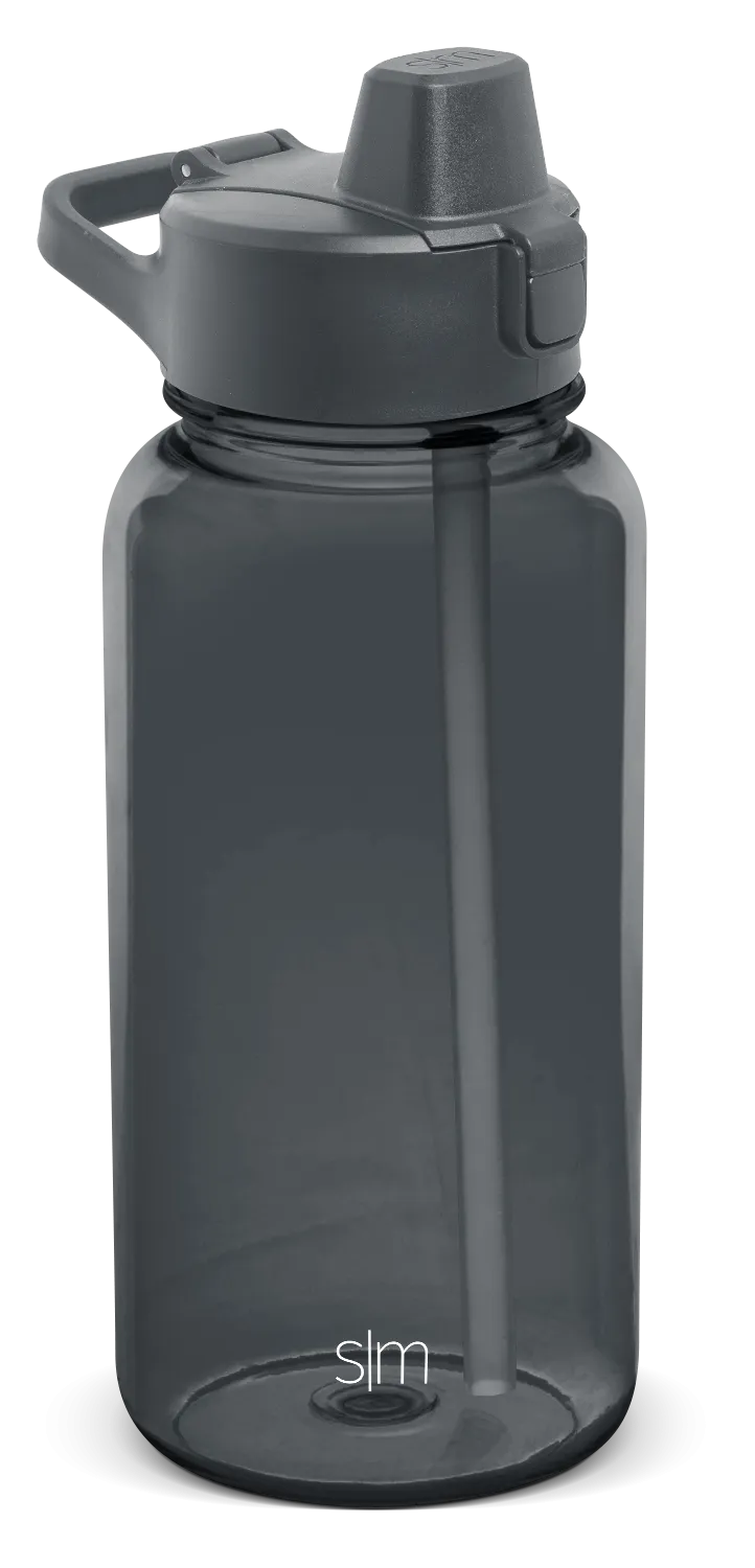 Plastic Summit With Simple Flip Silicone Straw Lid
