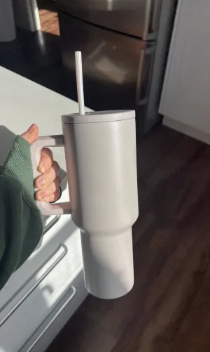 Qwench Insulated Tumbler 1.1 L Almond Latte