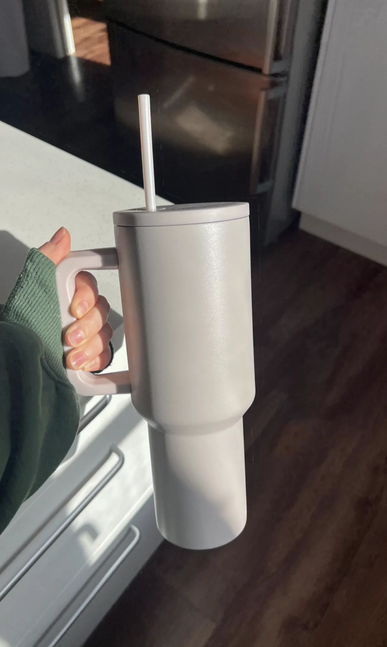 Qwench Insulated Tumbler 1.1 L Almond Latte