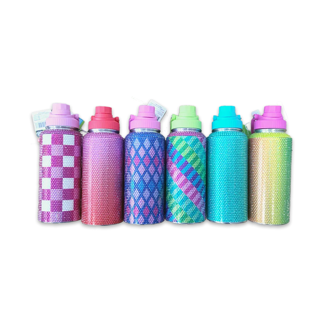 Rhinestone Cup Assortment Floor Display - 24 Pieces Per Retail Ready Display 88544