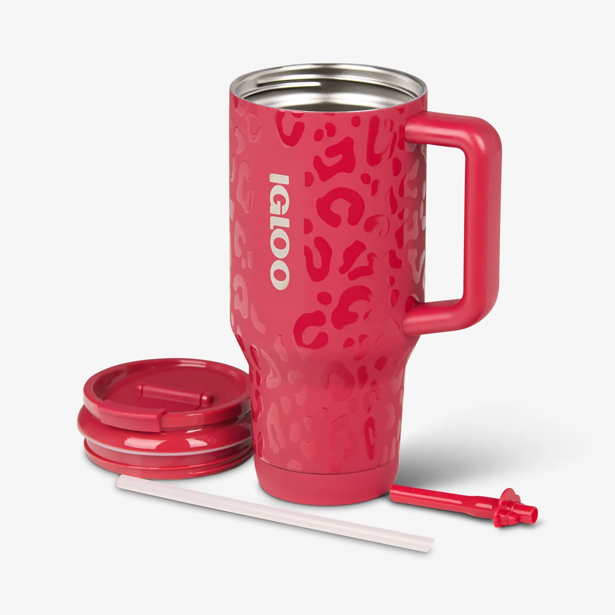 San Francisco 49ers 32 Oz Leopard Flip ‘n’ Sip Travel Mug