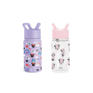 Simple Modern Disney Water Bottle 2-Pack Set, Minnie Mouse
