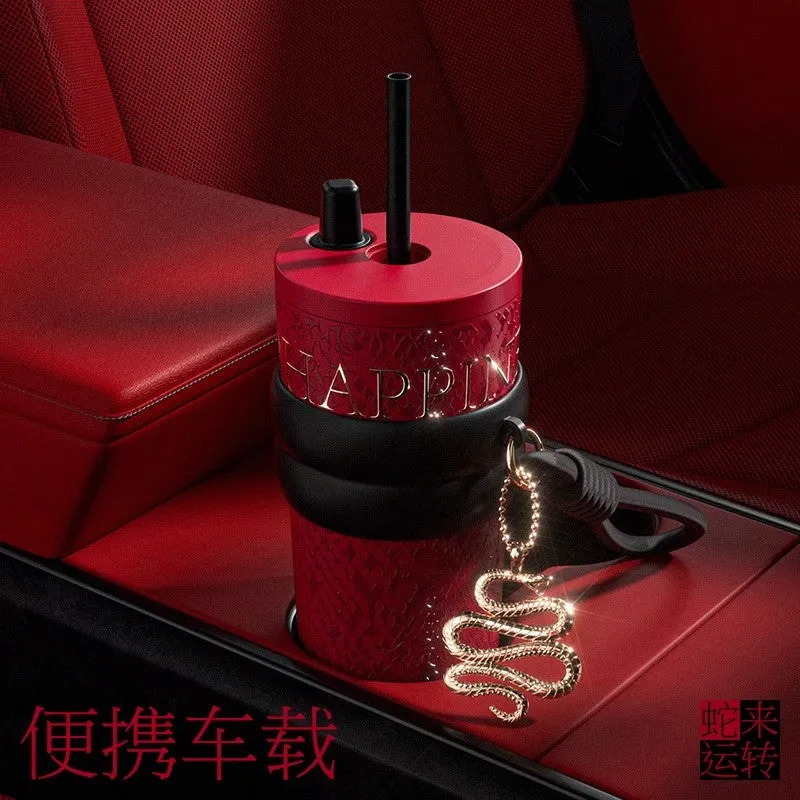 STAR  Limited Edition 2025 Snake Year Tumbler - Stylish, Insulated, and Symbolic of Prosperity