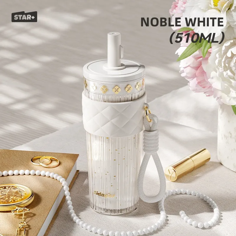STAR  Sidagar Meteor Tumbler 510ml – Insulated, Leak-Proof, and Easy-to-Clean Straw Tumbler for Hot and Cold Drinks