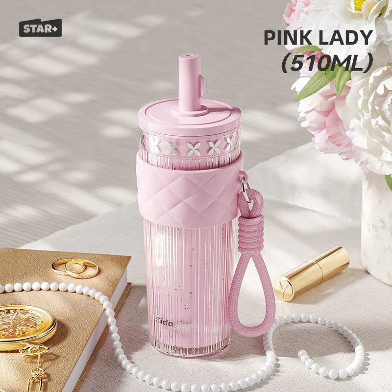STAR  Sidagar Meteor Tumbler 510ml – Insulated, Leak-Proof, and Easy-to-Clean Straw Tumbler for Hot and Cold Drinks