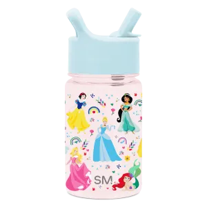Summit Kids Plastic Water Bottle with Straw Lid