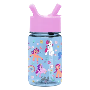 Summit Kids Plastic Water Bottle with Straw Lid