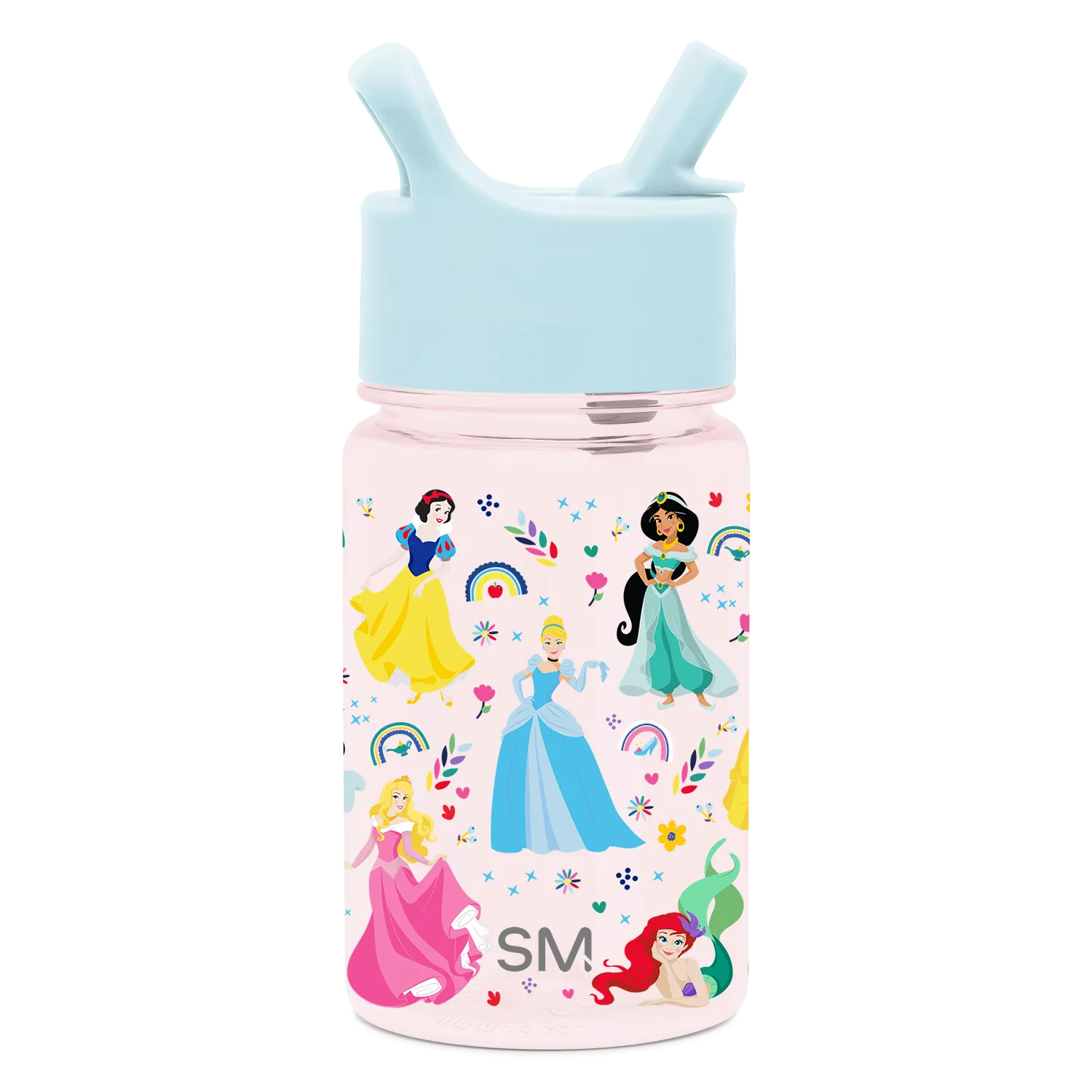 Summit Kids Plastic Water Bottle with Straw Lid