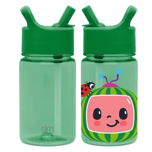 Summit Kids Plastic Water Bottle with Straw Lid