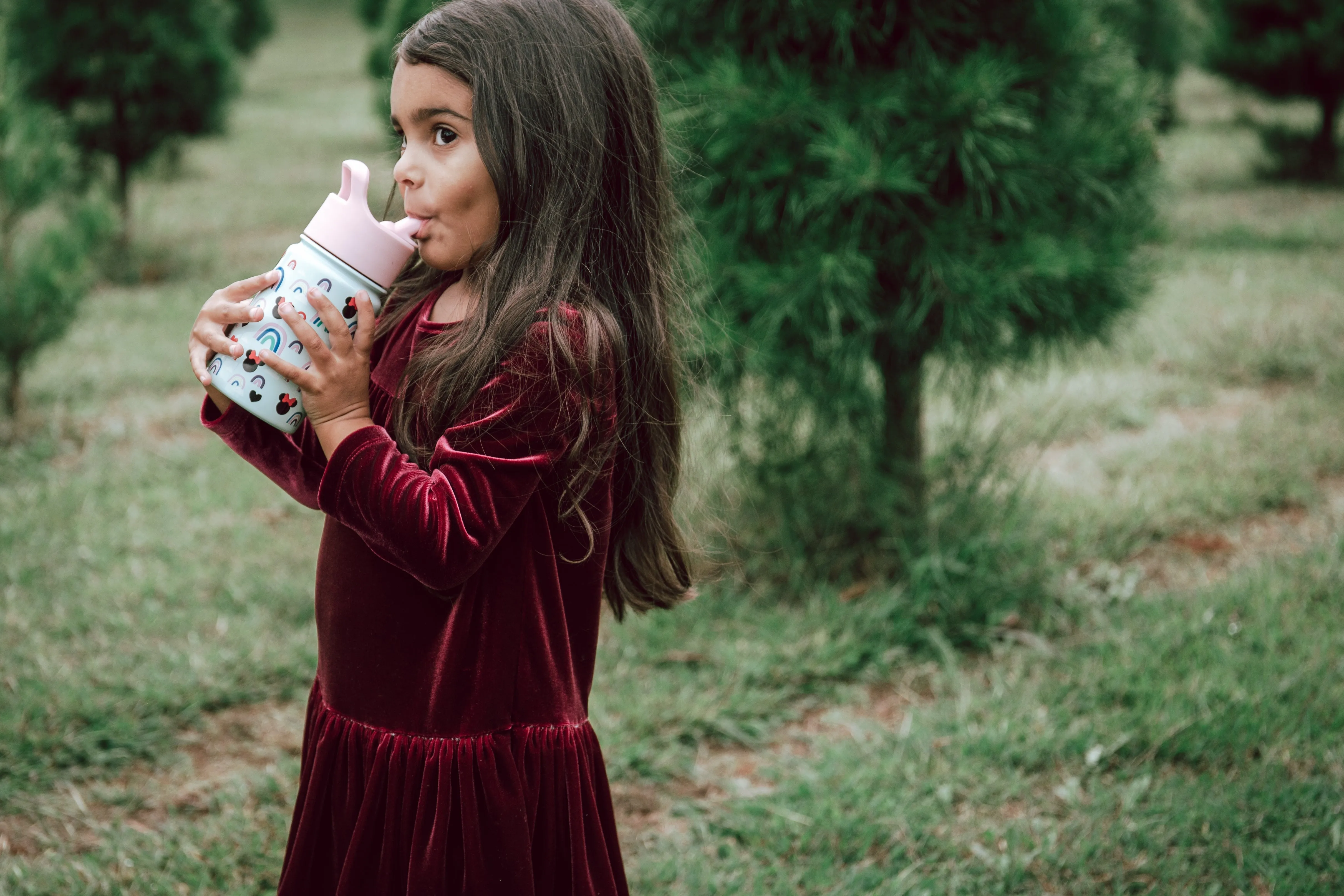 Summit Kids Water Bottle with Straw Lid