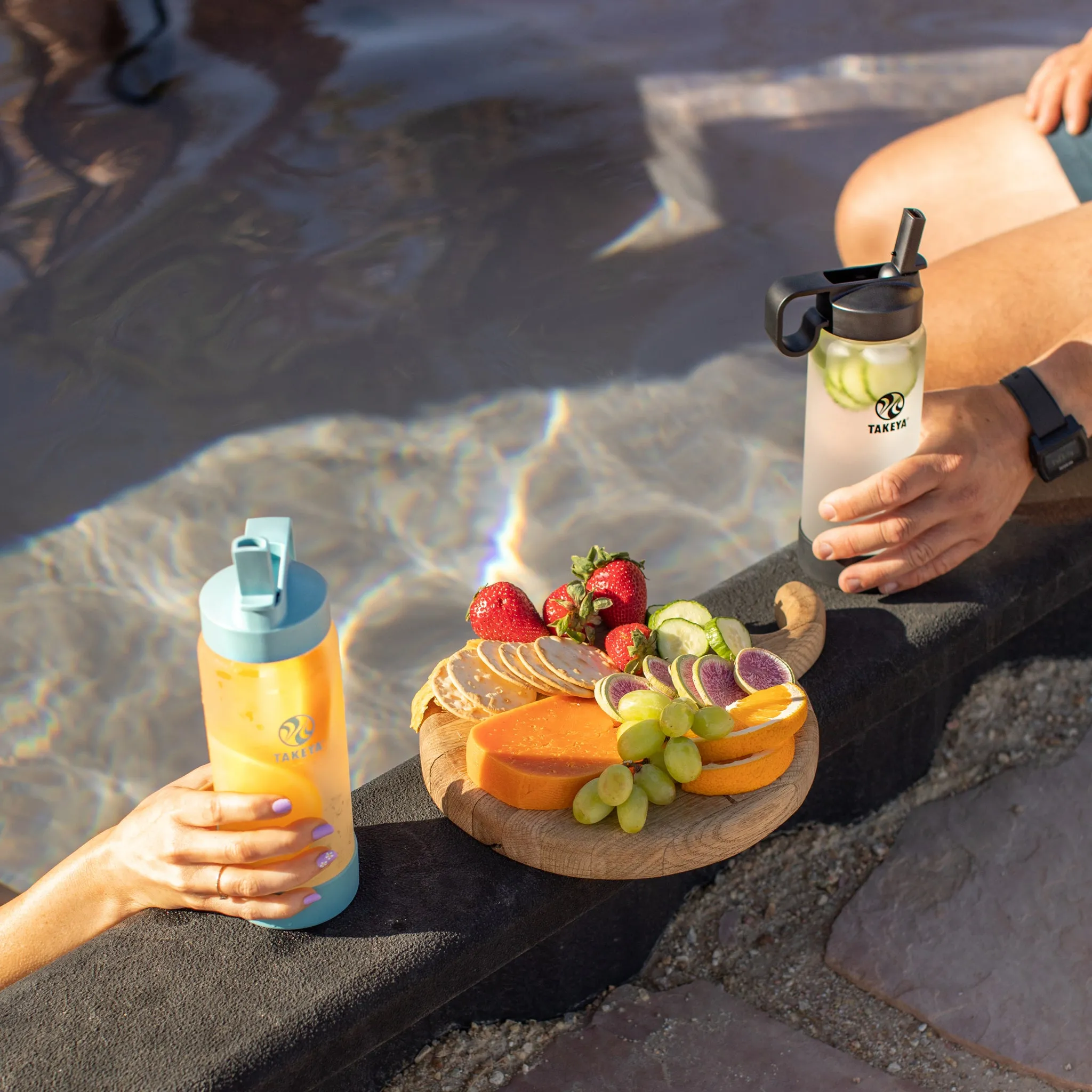 Sure-Grip Glass Water Bottle
