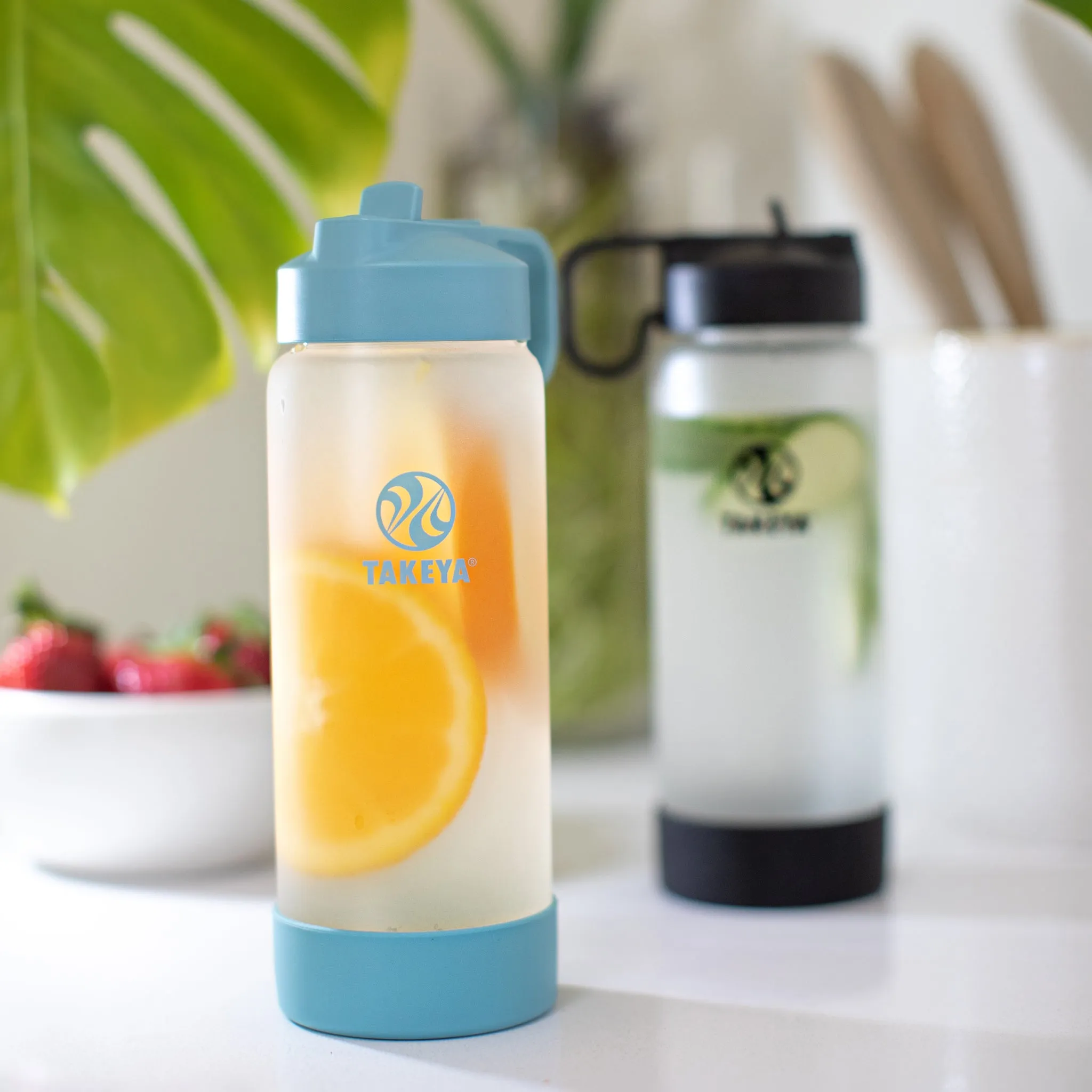 Sure-Grip Glass Water Bottle