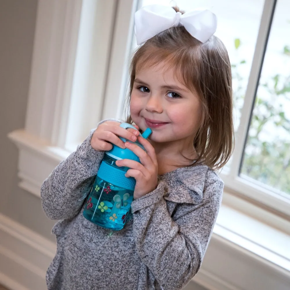Thirsty Kids FREE STYLE Hard Straw Water Bottle
