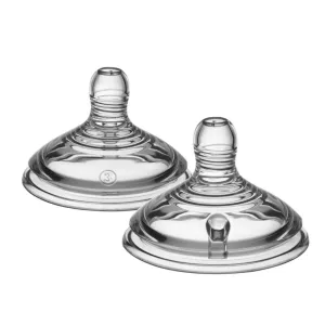 Tommee Tippee Closer to Nature Teat Fast Flow 6  months Pack of 2