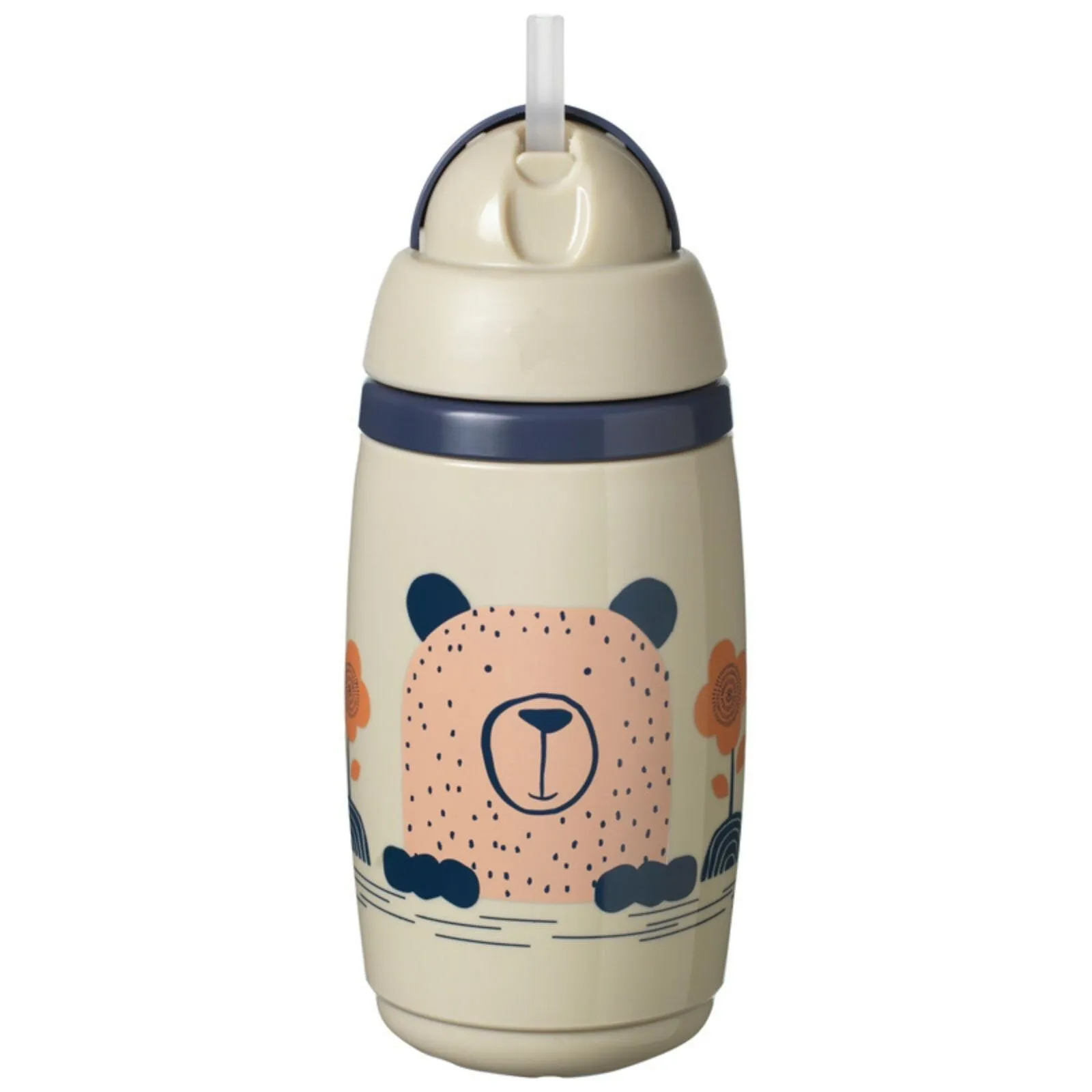 Tommee Tippee Insulated Straw 266ml 12m  - Assorted