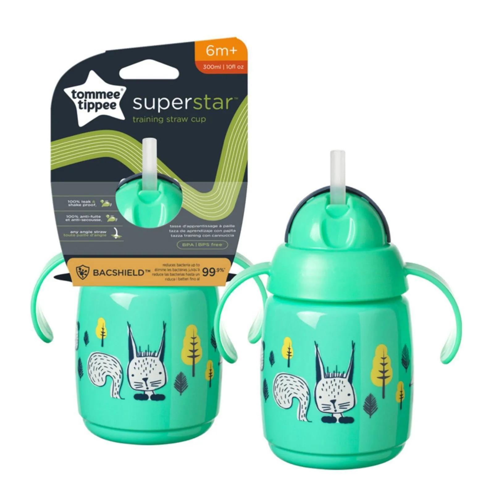 Tommee Tippee Trainer Straw 6  Months 300ml