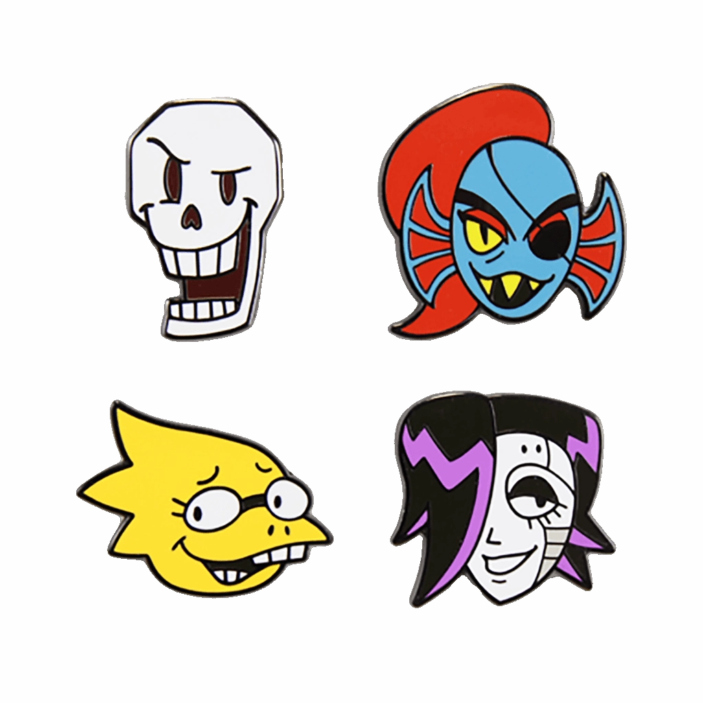 UNDERTALE - Character Pins Set 2
