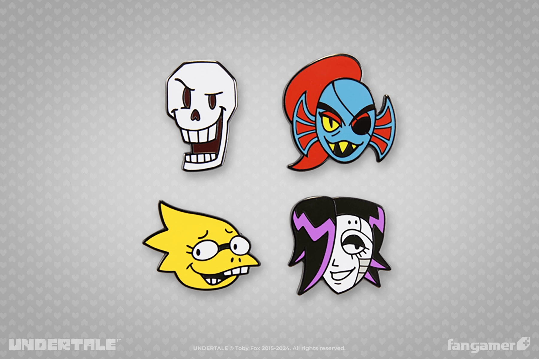 UNDERTALE - Character Pins Set 2