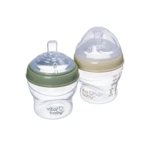 Vital Baby Nurture Breast Like Feeding Bottle 2 Pack - 150ml