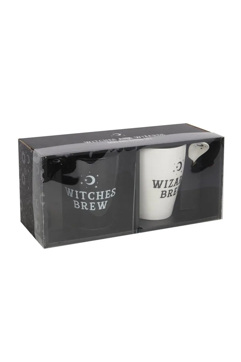 Witches & Wizard Mug and Spoon Set